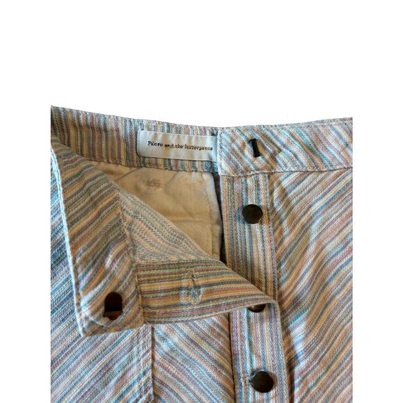 Anthropologie - Pilcro Pastel Striped Skirt | Women’a Size 2 | Mini A-line Cut - Picture 5 of 9